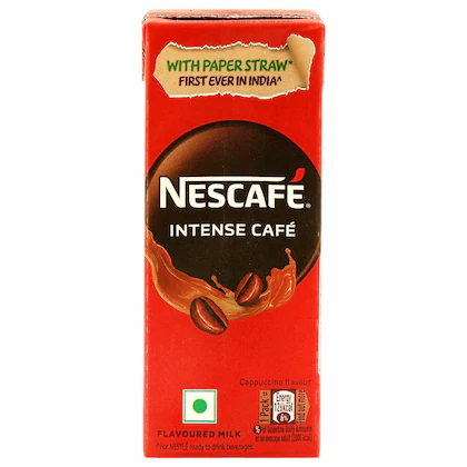 Nescafe Intense Cafe Cappuccino Flavoured Milk Beverage 180 ml (Tetra Pack)